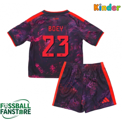 Bayern Munich Sacha Boey #23 Replik 3rd trikot Kinder 2026-27 Kurzarm (+ Kurze Hosen)